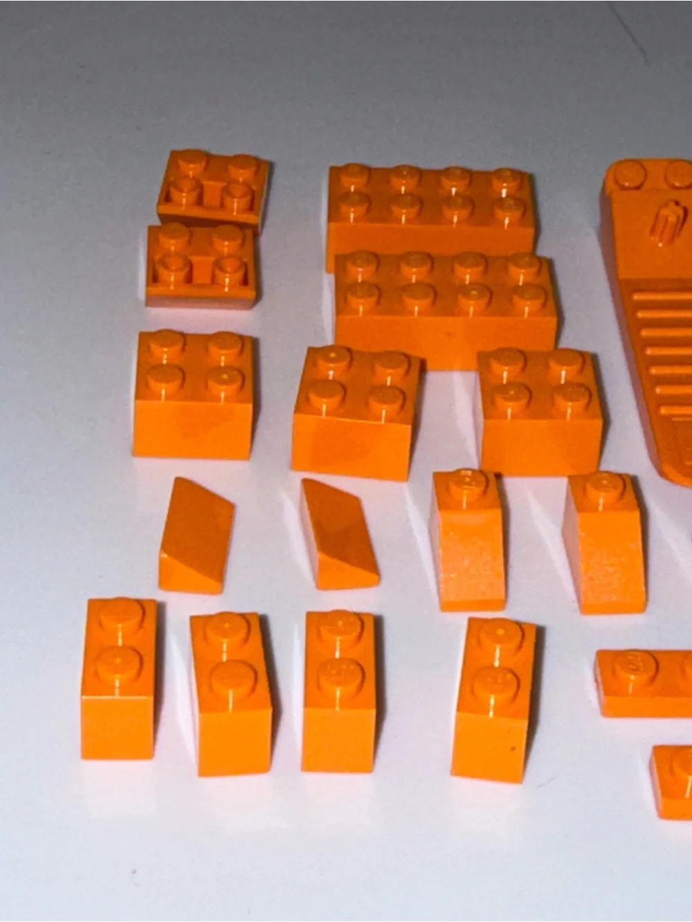Lego orange blocks